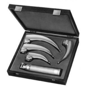 McIntosh Laryngoscope Sets fiber optic